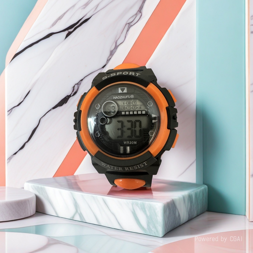 New multi-functional waterproof sports luminous electronic watch manufacturer wholesale student form transparent box 118