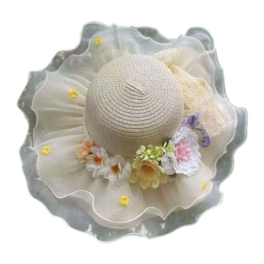 帽子女夏天草帽户外防晒遮阳帽女批发定制105559213