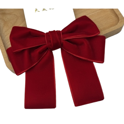 服装辅料蝴蝶结白底实物图