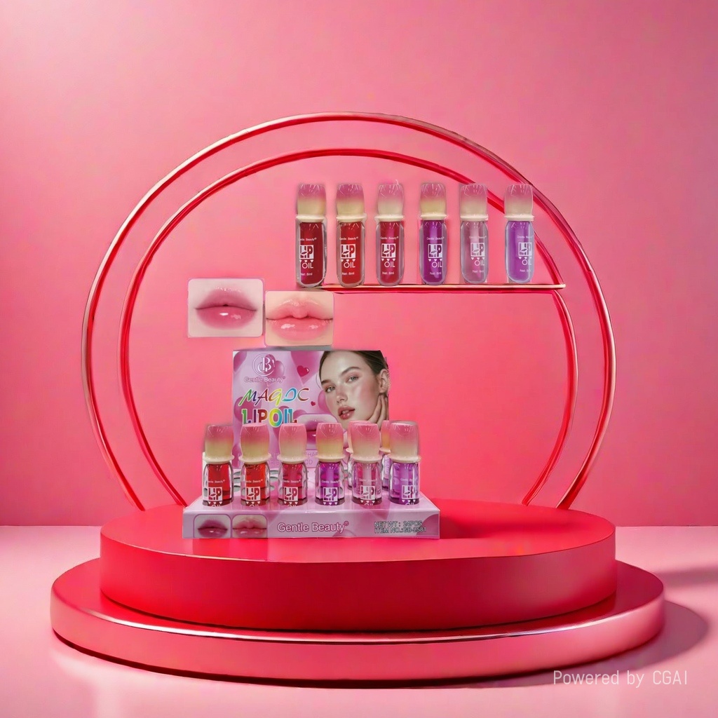 Gentle Beauty Magic Lip Oil Lip essential Oil Set Beauty product Display Cross-border Beauty Specification image