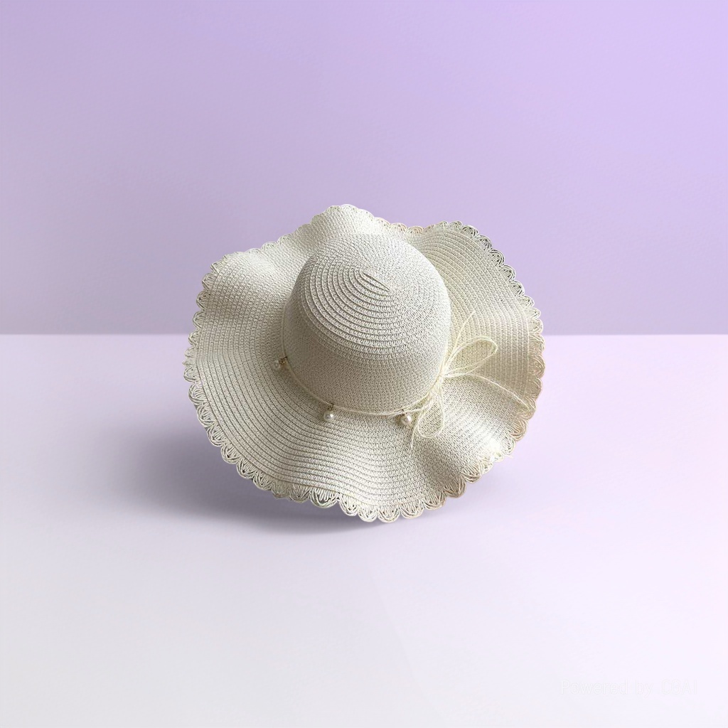 拉菲草编筐小麦秸秆草帽老式草帽蕾丝花边手工编织详情3