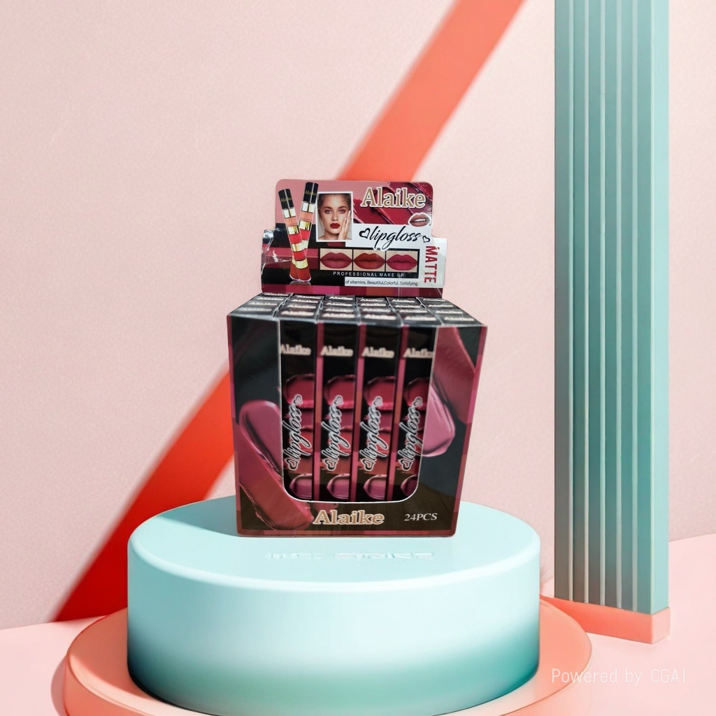 Alaike matte 5-section lip gloss 24-color set, a new favorite in fashion and beauty, fully showcases charming appeal.