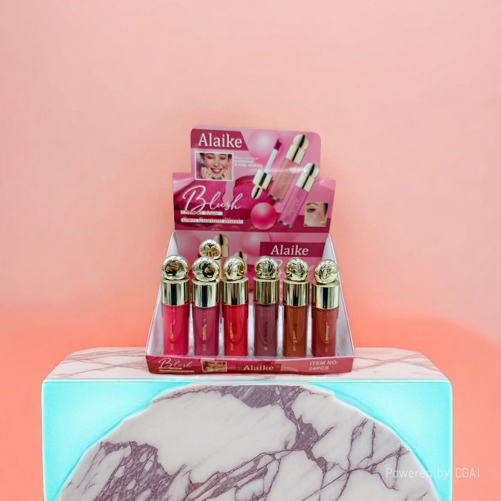 Alaike Romanticsekret Liquid Cheek and Red Lip Gloss two-in-one, available in multiple colors, a new favorite in fashion and beauty details Picture