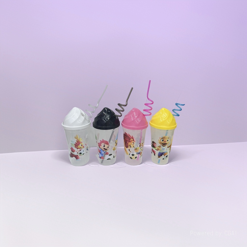 Cartoon children's plastic cups, portable and cute plastic cups, daily necessities, factory direct sales, cross-border e-commerce wholesale for foreign trade Application Scenario