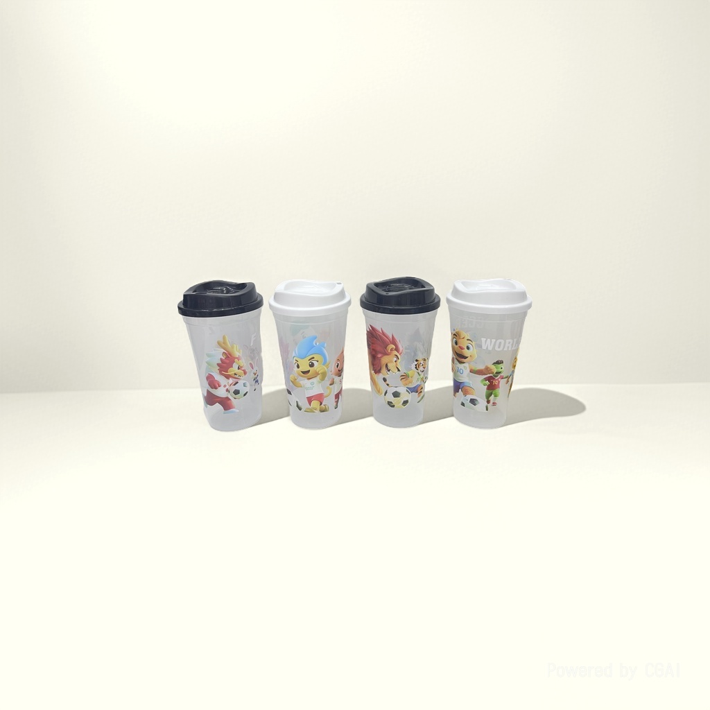 Cartoon children's straw cup, plastic water cup, portable cup, drinking cup, straw water cup, plastic cup, factory direct sales 143924237 Application Scenario