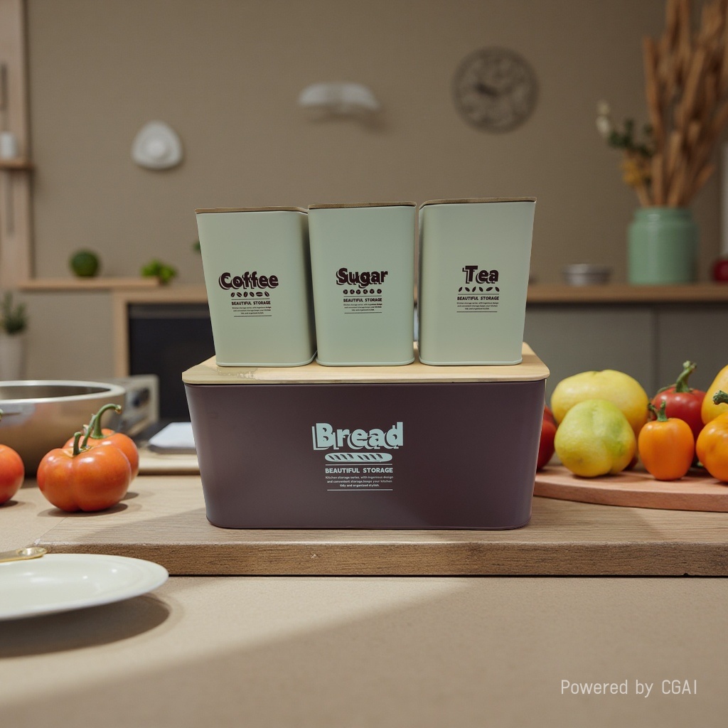 新品上市 新款面包零食罐 收纳盒 易储存