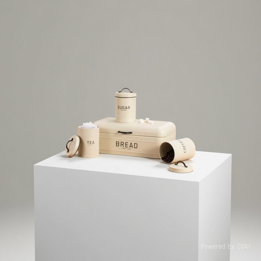 咖啡罐/收纳/高硼硅餐具/密封罐/抽真空玻璃餐盒产品图