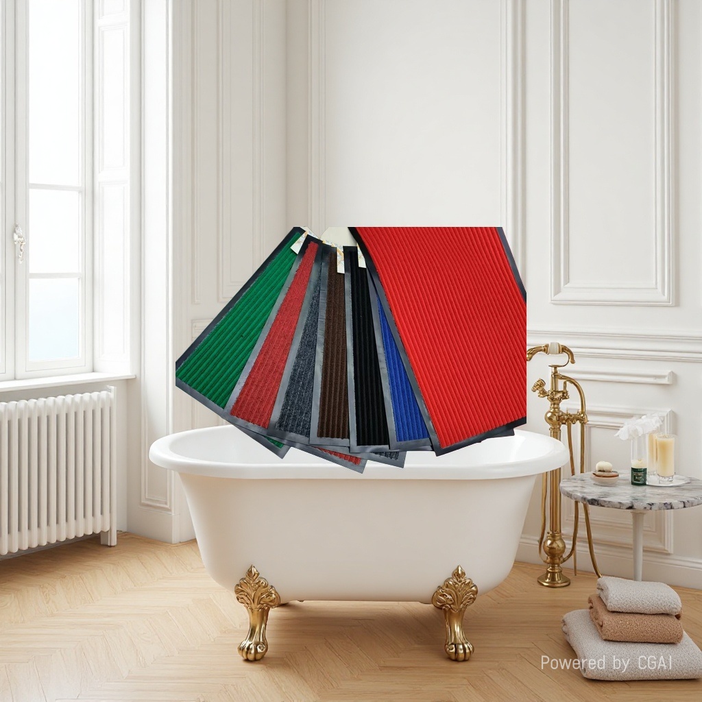Bathroom floor MATS, door MATS, pvc bath MATS, anti-slip, absorbent, soft and durable, cross-border e-commerce wholesale, factory direct sales Specification image