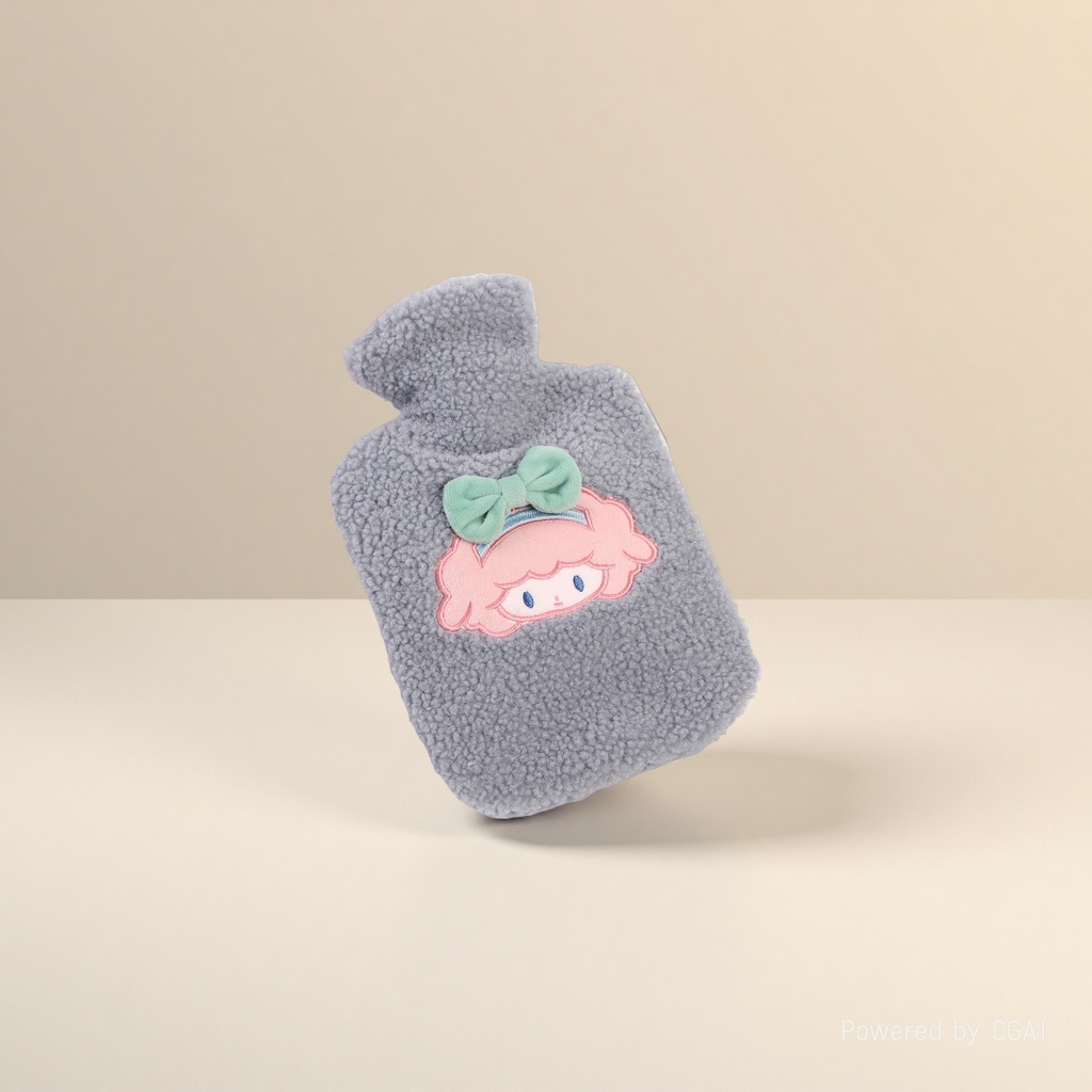 The new Teddy fleece water-filled hot water bag is convenient to carry Application Scenario
