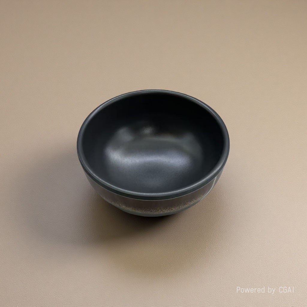黑色陶瓷碗可爱餐具不锈钢碗密胺碗陶瓷碗碗
