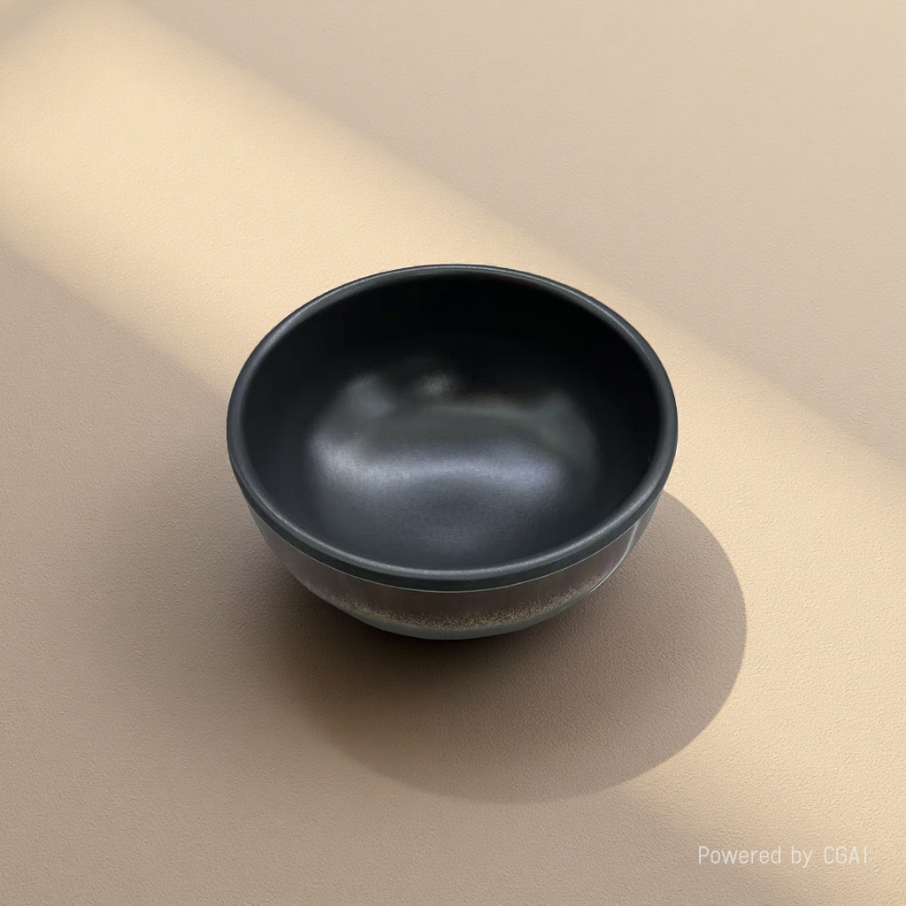 Black ceramic bowls, cute tableware, stainless steel bowls, melamine bowls, ceramic bowls Specification image