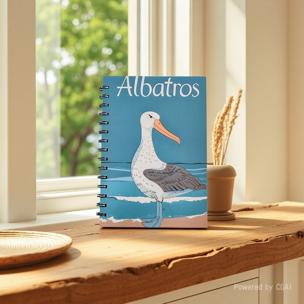 东湖纸品 A5  Albatros信天翁线圈本 海洋动物笔记本 学生专用作业本 厂家直销