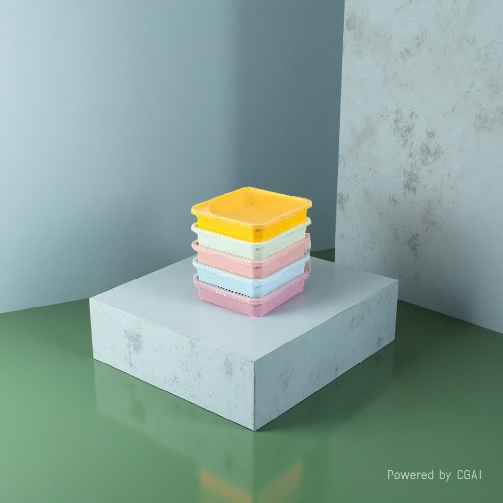 收纳盒/旋转收纳/收纳/内衣收纳盒/吧唧产品图