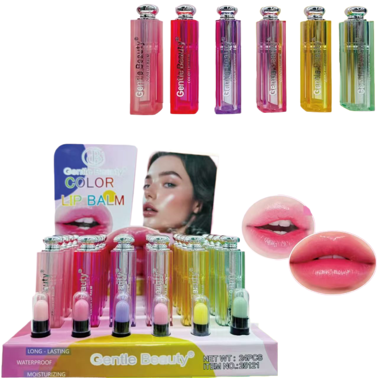 2026GentleBeauty Cute Girls' Lipstick Moisturizing and Brightening Beauty Lipstick Item Picture