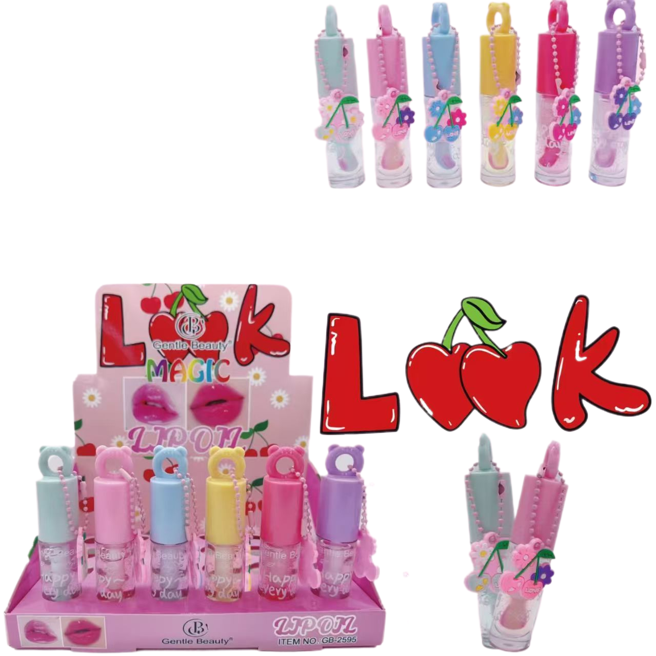 Gentle Beauty Romantic Liquid Lip Gloss Makeup Moisturizing and brightening lipgloss Item Picture