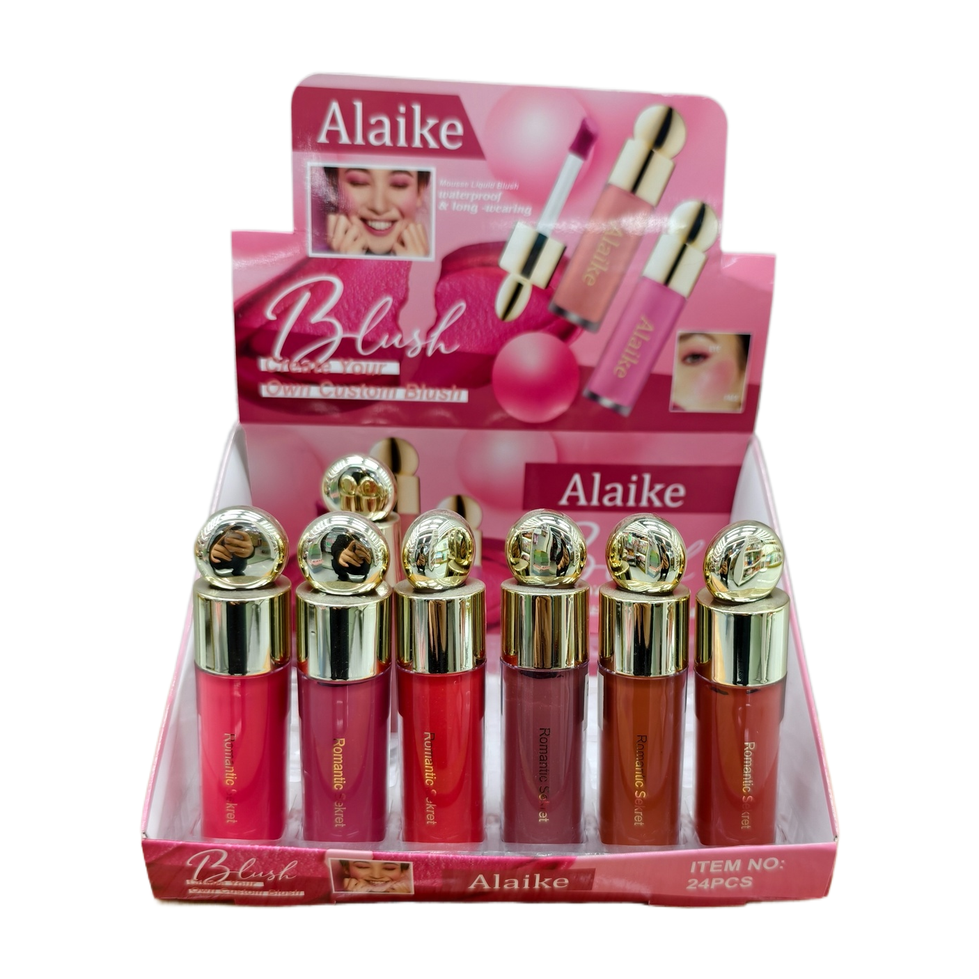 Alaike Romanticsekret Liquid Cheek and Red Lip Gloss two-in-one, available in multiple colors, a new favorite in fashion and beauty Item Picture