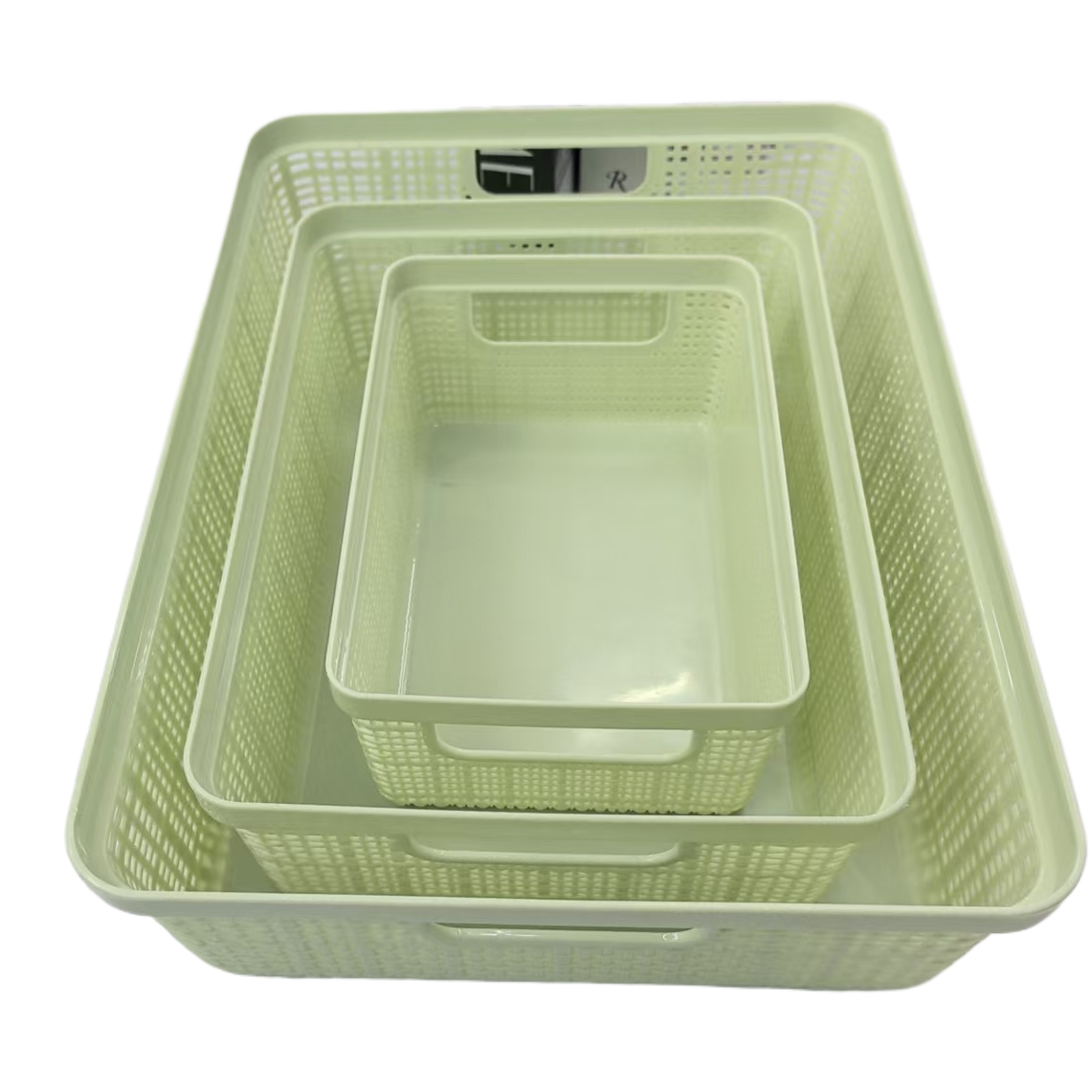 收纳篮/收纳/收纳盒/竹编收纳筐/脏衣娄白底实物图