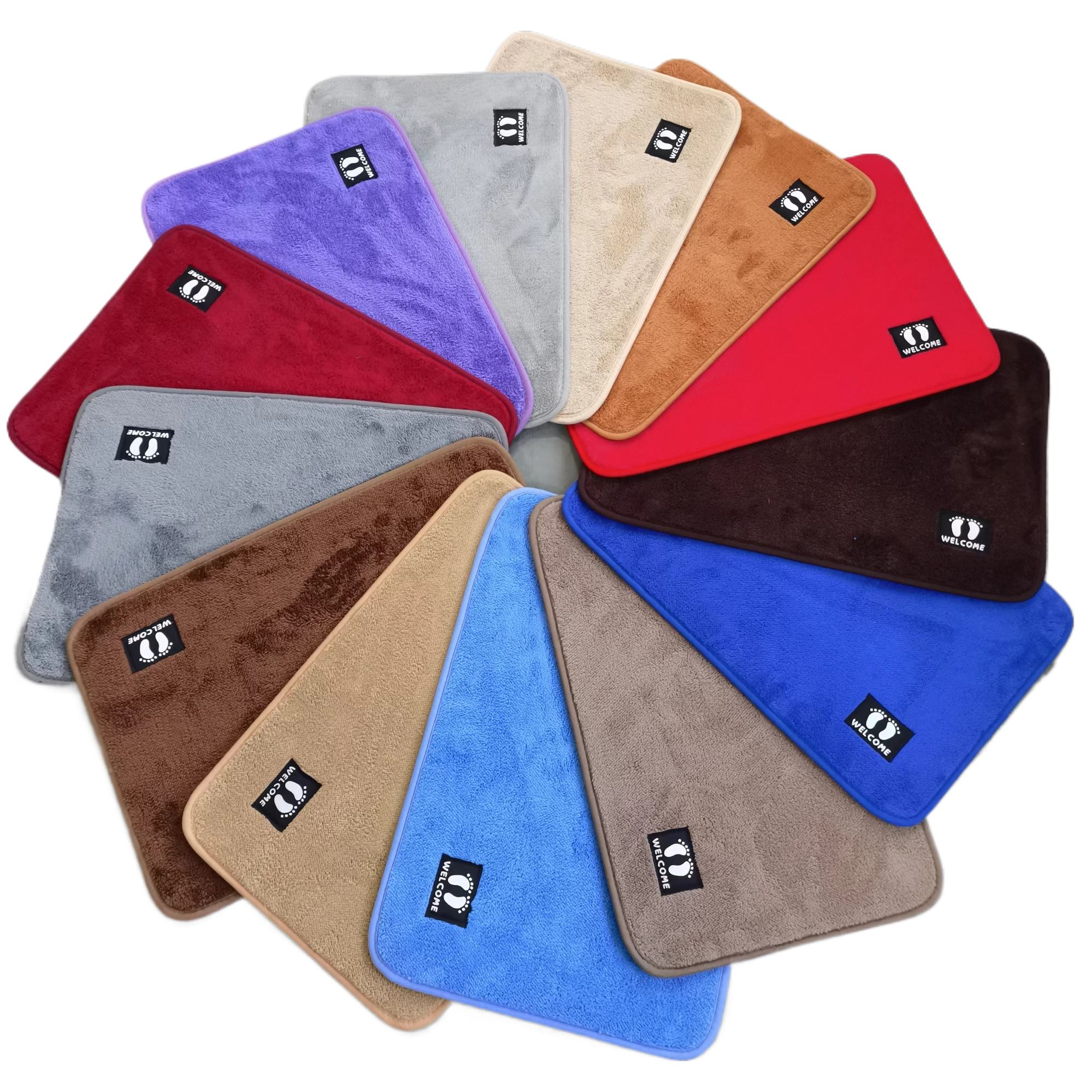 Colorful floor MATS, main pet MATS, small carpets, foot MATS, PVC bath MATS, bathtub MATS, anti-drop Item Picture