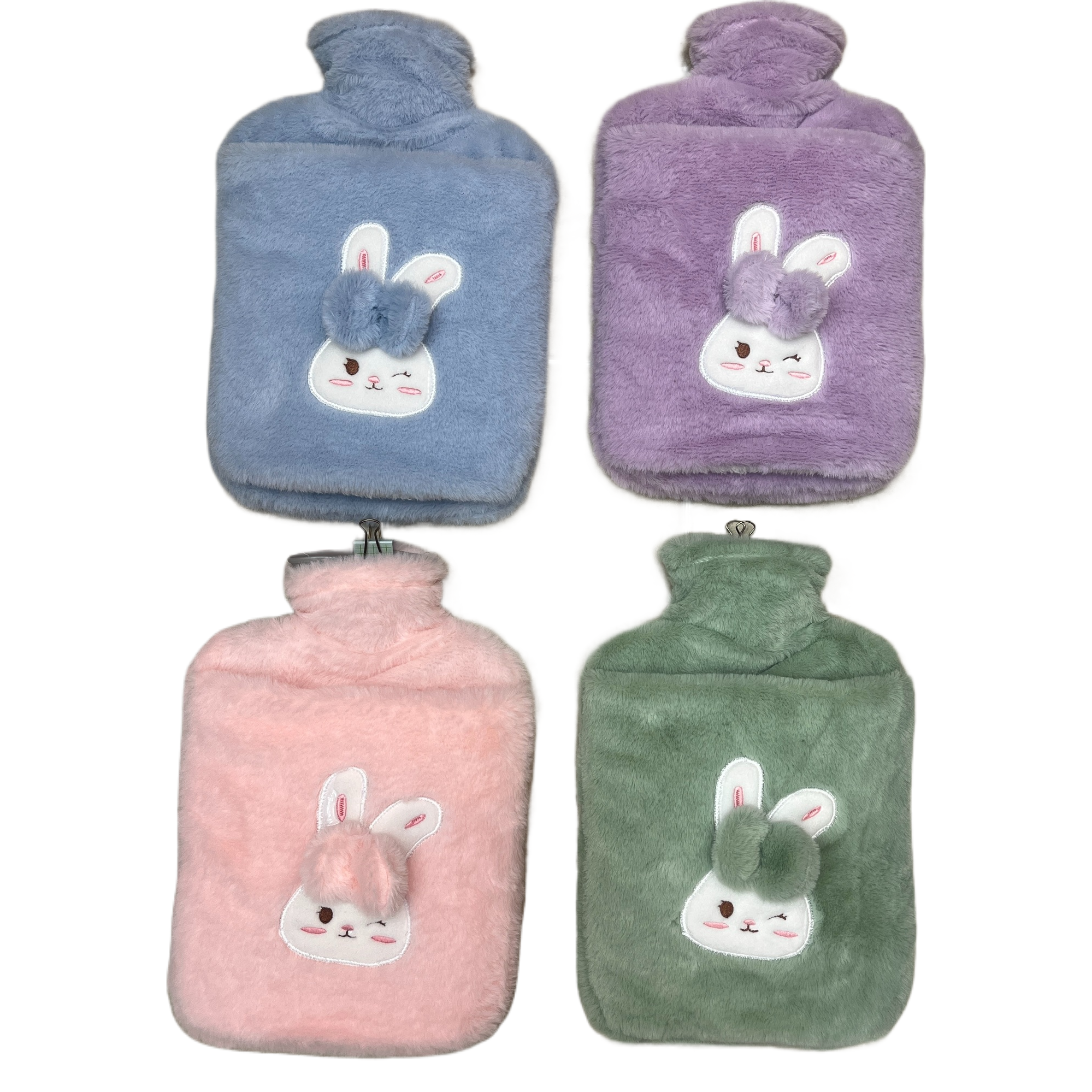 热水袋老式/腰带/玩具眼睛/暖水袋学生冬季可爱白底实物图