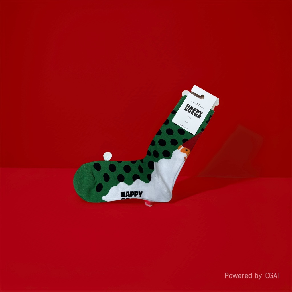 Green polka dot yoga anti-slip socks, Bobo Goose baby Bobo Goose Specification image