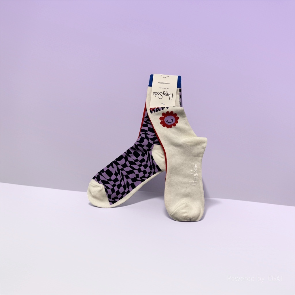 Khaki student socks, candy-colored girls' socks, mid-calf boneless socks, long calf socks, khaki student socks Application Scenario