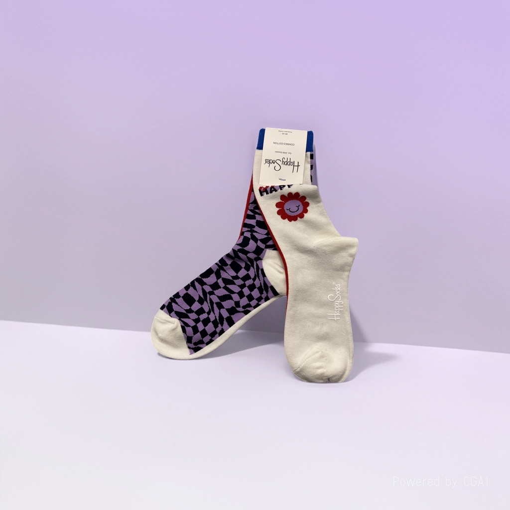 Khaki student socks, candy-colored girls' socks, mid-calf boneless socks, long calf socks, khaki student socks details Picture
