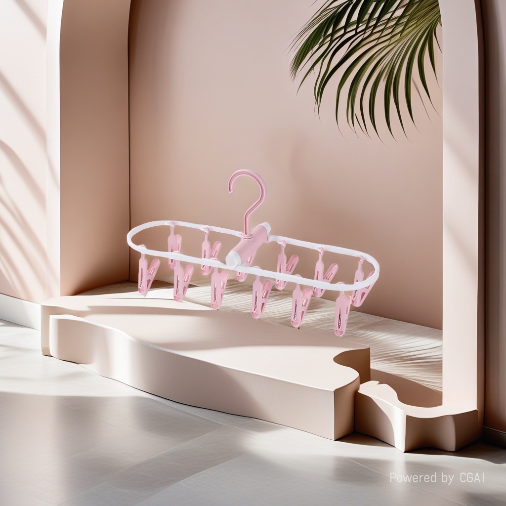 Wooden clothes hangers, children's clothing hanger supports, plastic clothes hanger storage racks Application Scenario