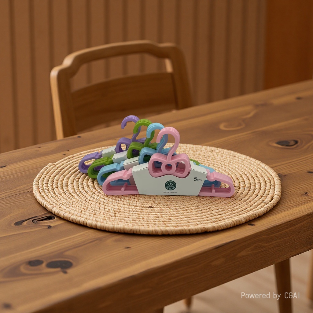 彩色塑料衣架+衣架撑子童装木质衣架摆摊用