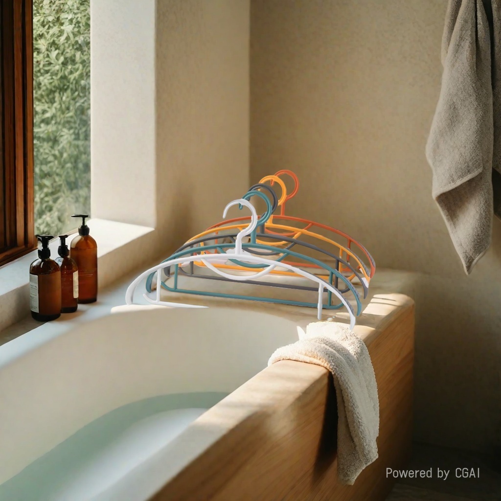 木质衣架撑子塑料童装摆摊衣架收纳挂架