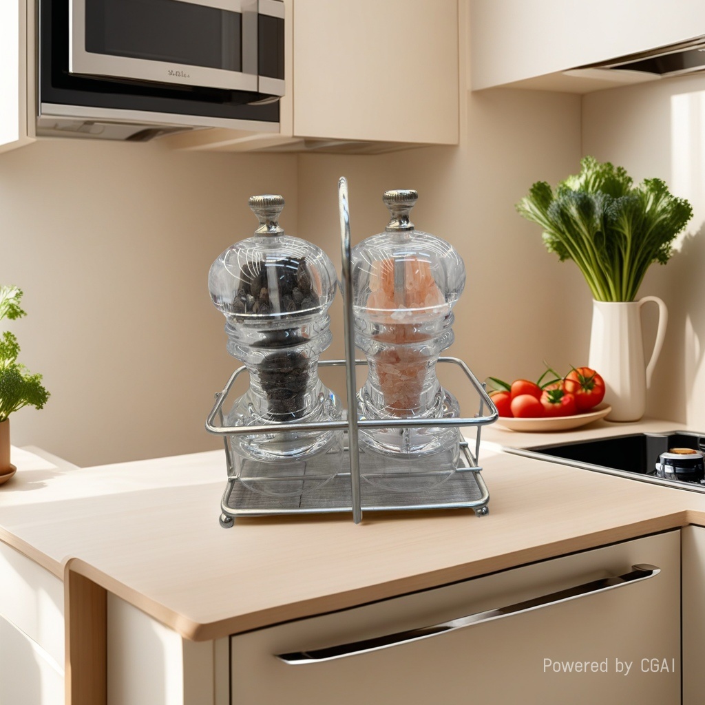 透明玻璃盐胡椒研磨瓶研磨材料家用调味品容器跨境外贸电商批发高品质