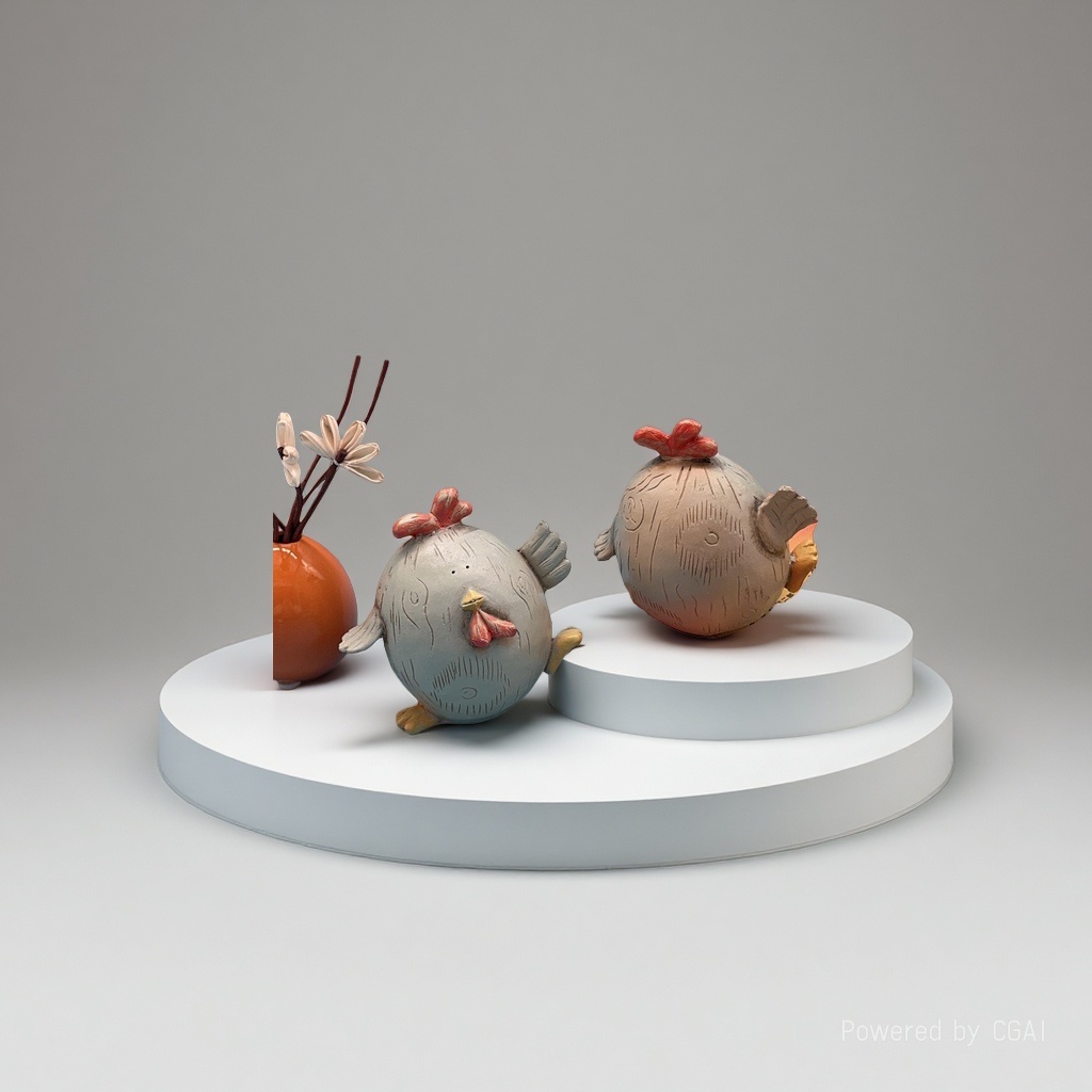 树脂工艺品小摆件流水摆件公仔树脂冰箱贴可爱装饰摆件