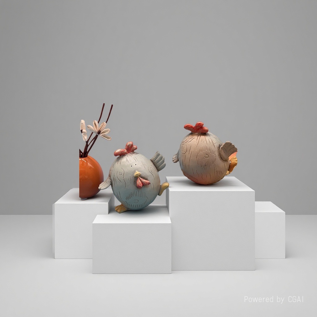 小摆件/树脂/冰箱贴/流水摆件/公仔树脂细节图