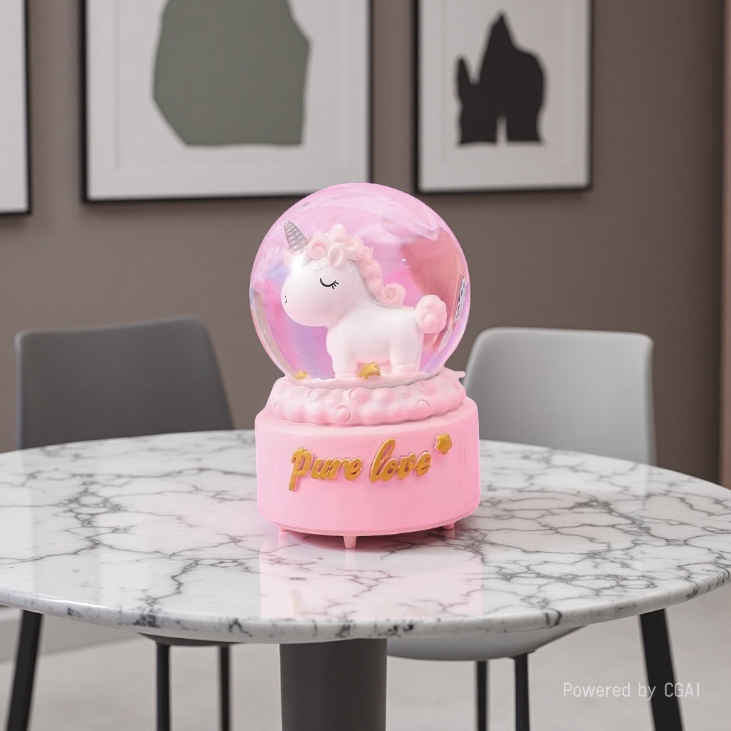 越南天然沉香馆可爱雪景球摆件水晶球冰箱贴小摆件风水球134439245