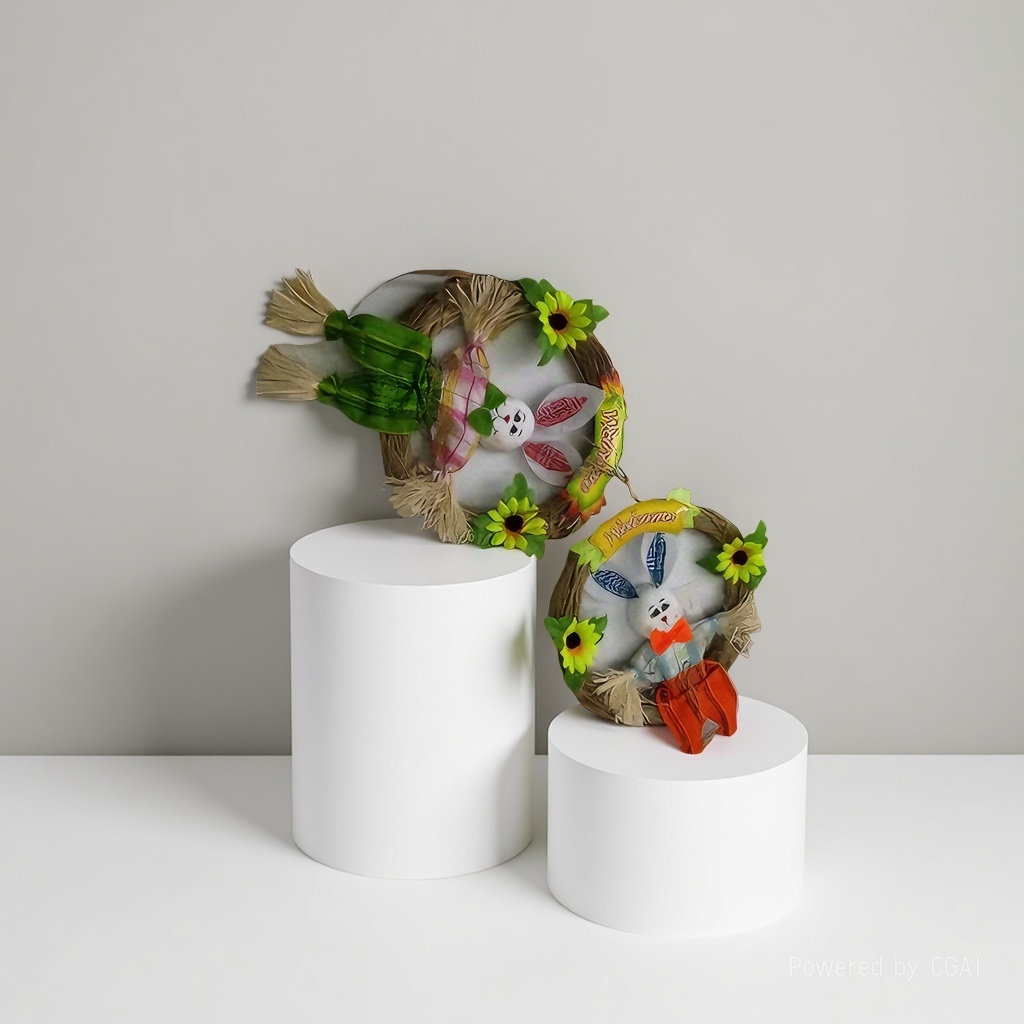 拉菲草/编筐/小麦秸秆草帽/老式草帽/草帽蕾丝花边产品图