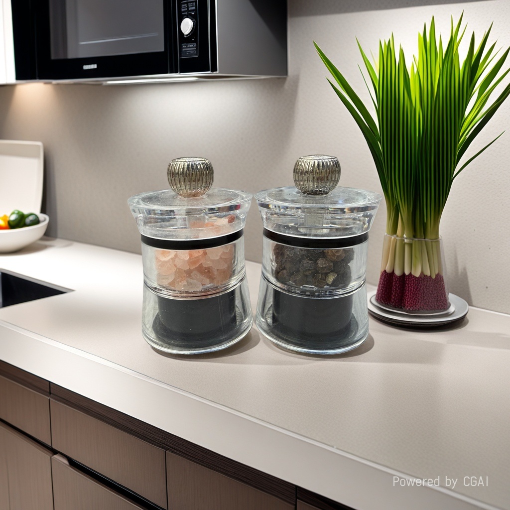 透明玻璃盐胡椒研磨瓶研磨材料家用调味品容器跨境外贸电商批发高品质135455339