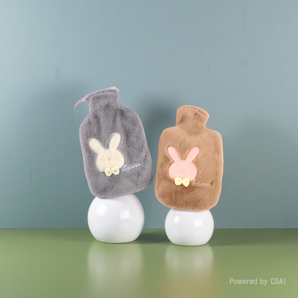 The new 2000ML water-filled mink bear hot water bag is convenient to carry Application Scenario