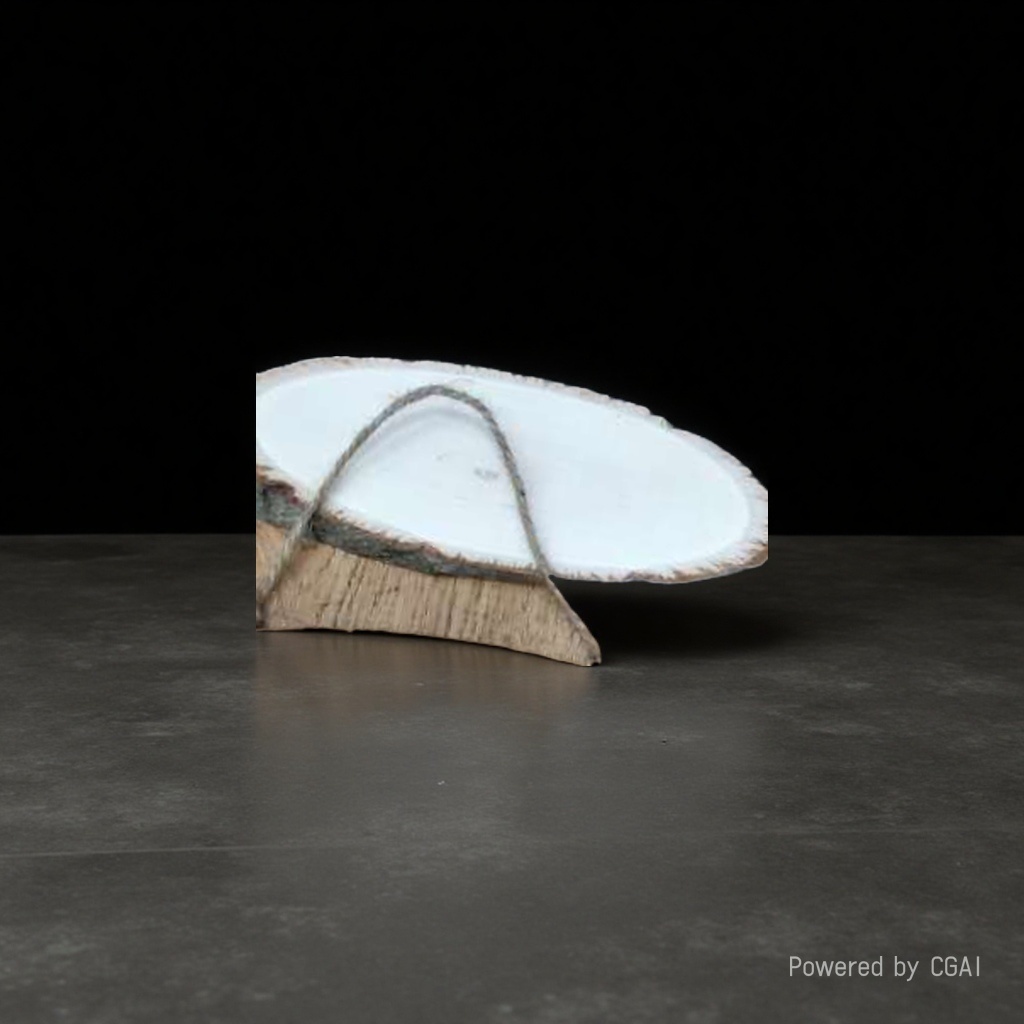 Wooden slice decorative sign