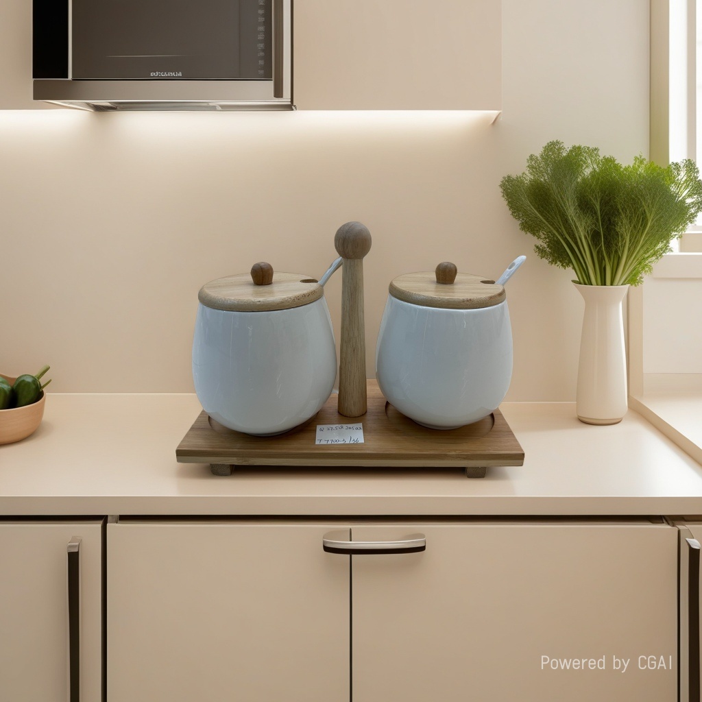 复古陶瓷罐密封瓷罐茶叶调料储物罐调味罐收纳罐