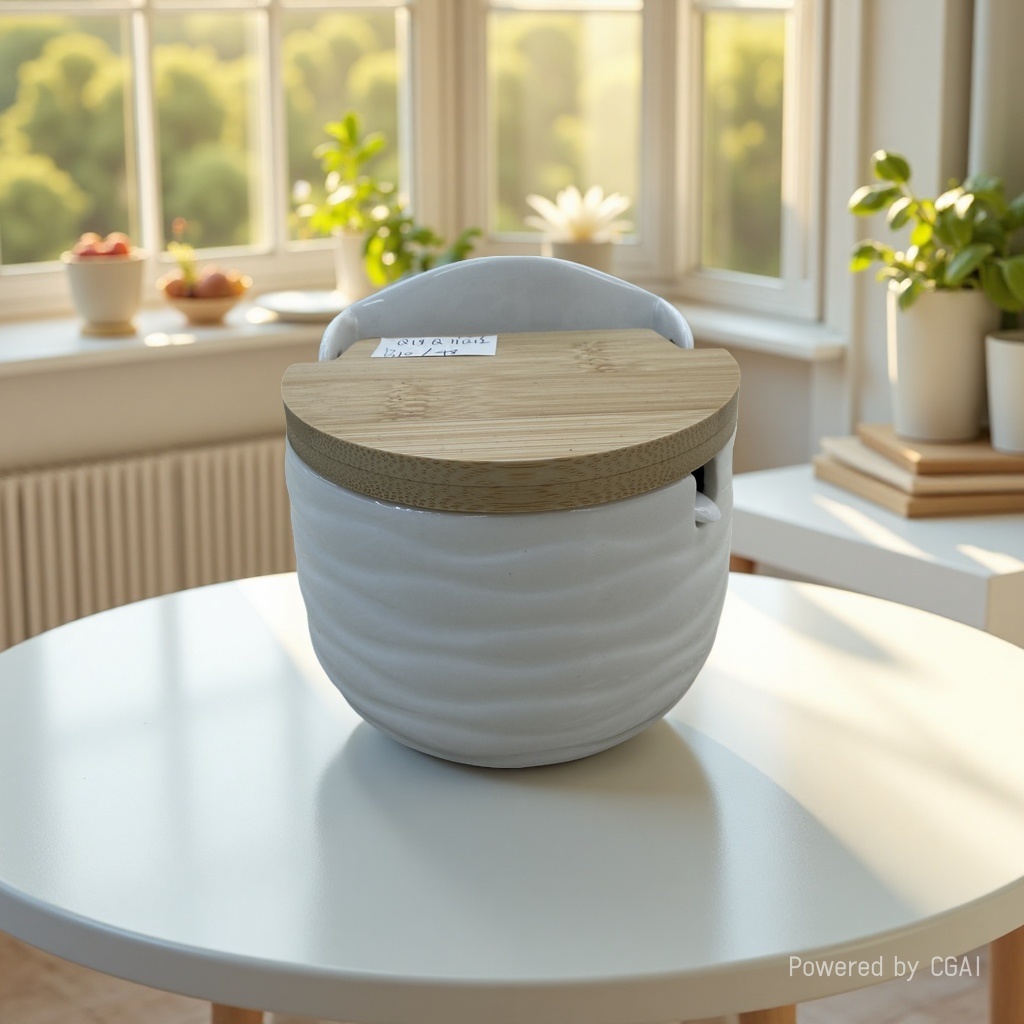 瓷罐/陶瓷罐复古/陶瓷茶叶储物/陶瓷调料罐/密封陶瓷罐产品图