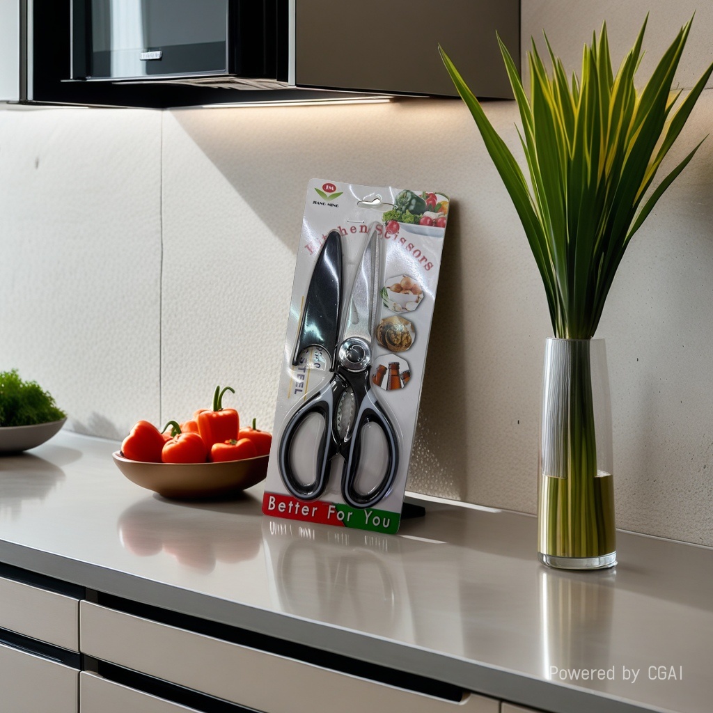 多功能厨房剪刀日用品百货家用剪刀强力剪裁不锈钢