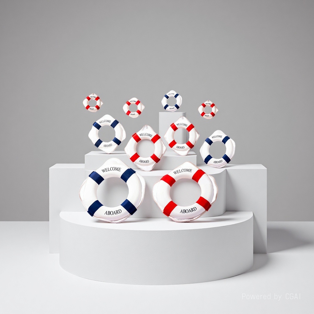 装饰救生圈儿童安全浮圈防溺水玩具120cm