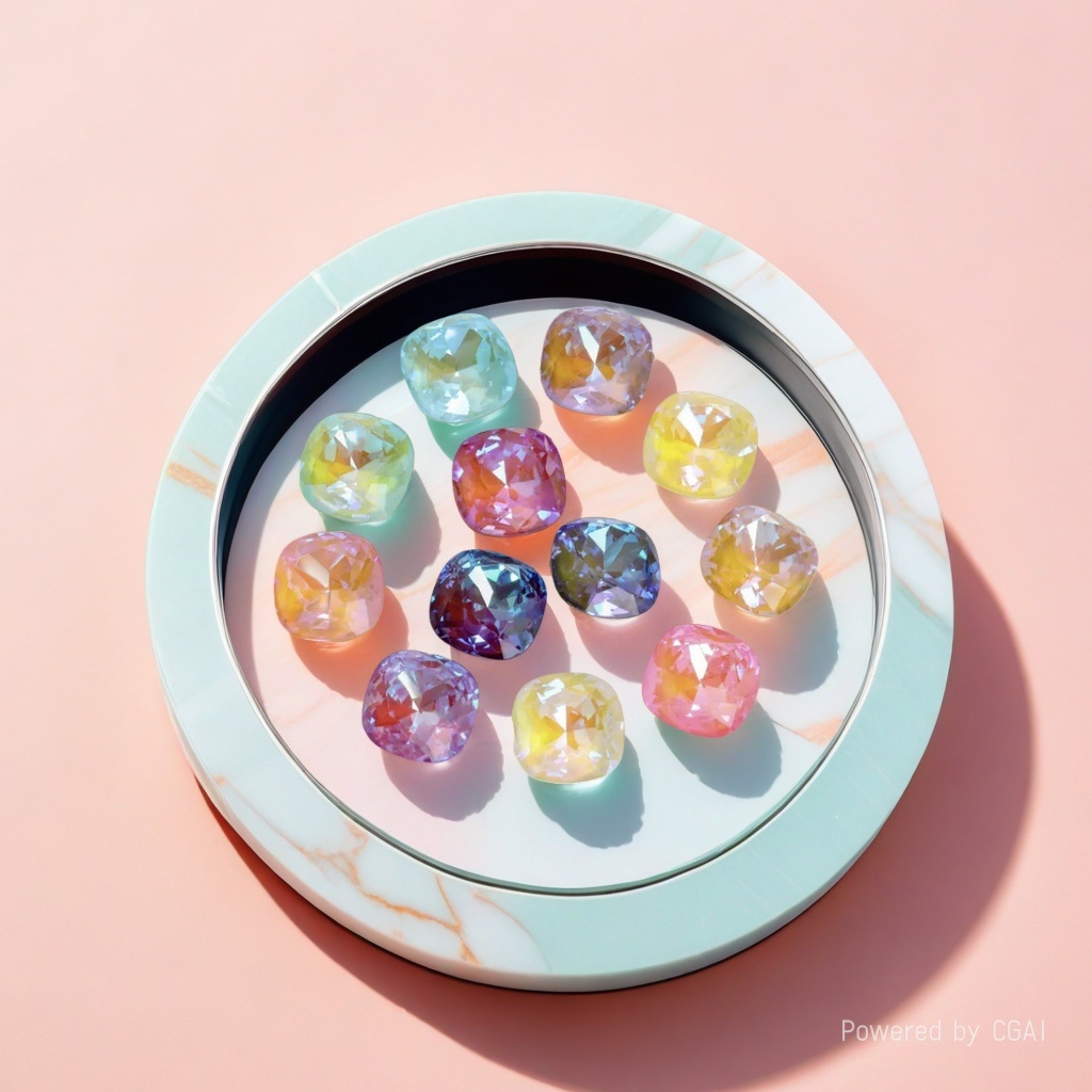 宝石工艺品实物图