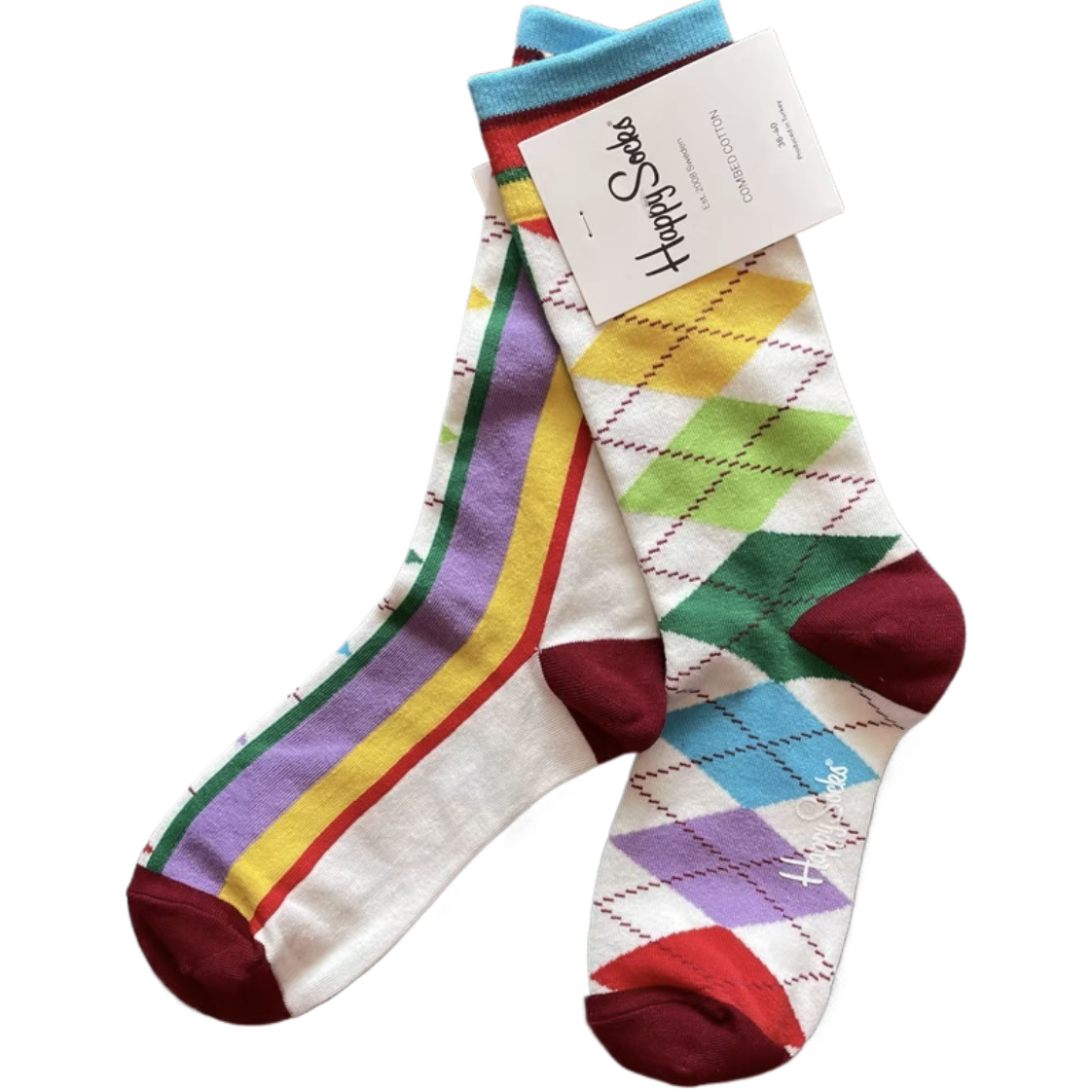 Export socks for men and women, cross-border trend mid-calf socks, European and American street fashion brand men's socks, Amazon men's socks wholesale 085357221 Item Picture