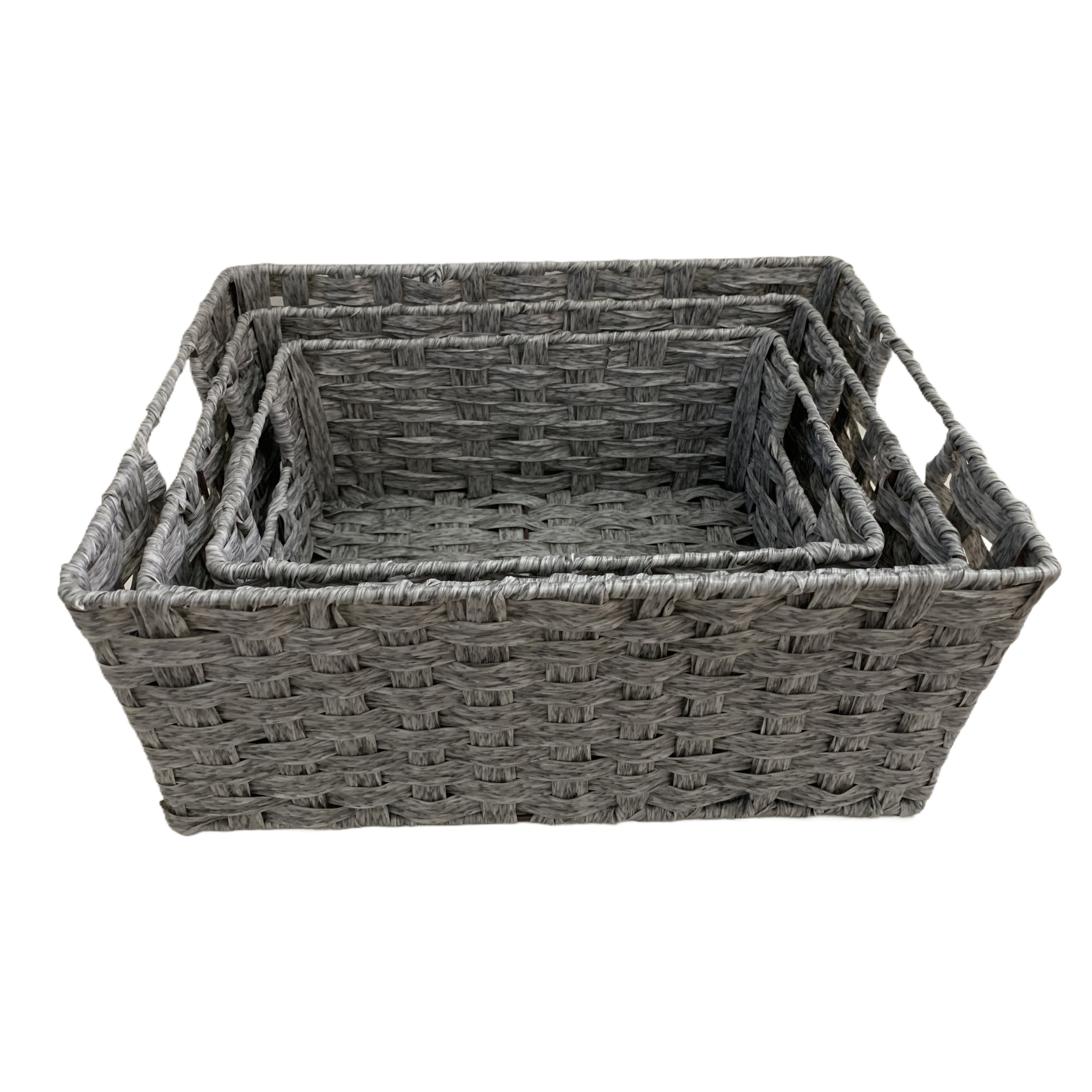 Bamboo woven storage baskets, storage baskets, storage boxes, dirty clothes compartments, large capacity, stackable, natural wind Item Picture