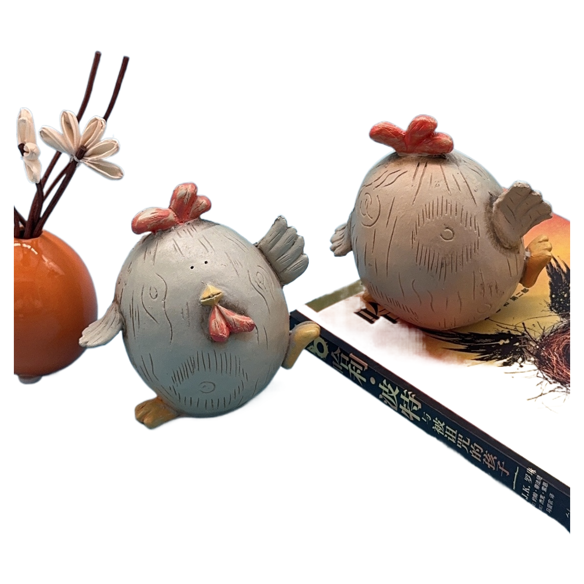 小摆件/树脂/冰箱贴/流水摆件/公仔树脂白底实物图