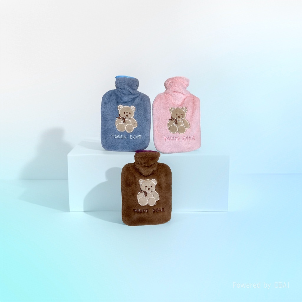 The 1000ML water-filled scarf bear hot water bag is convenient to carry Application Scenario