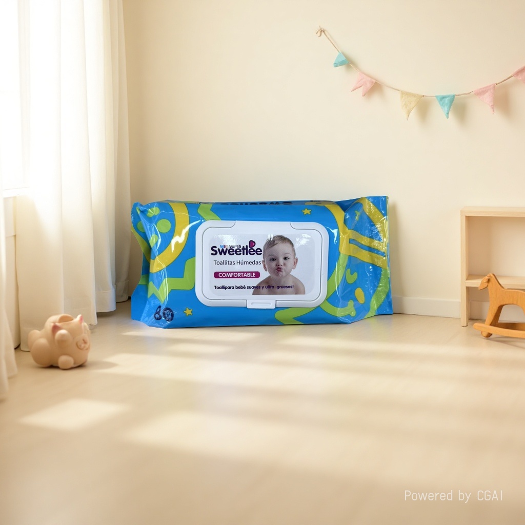 婴儿湿纸巾80抽装温和清洁柔润不刺激便携装133951828