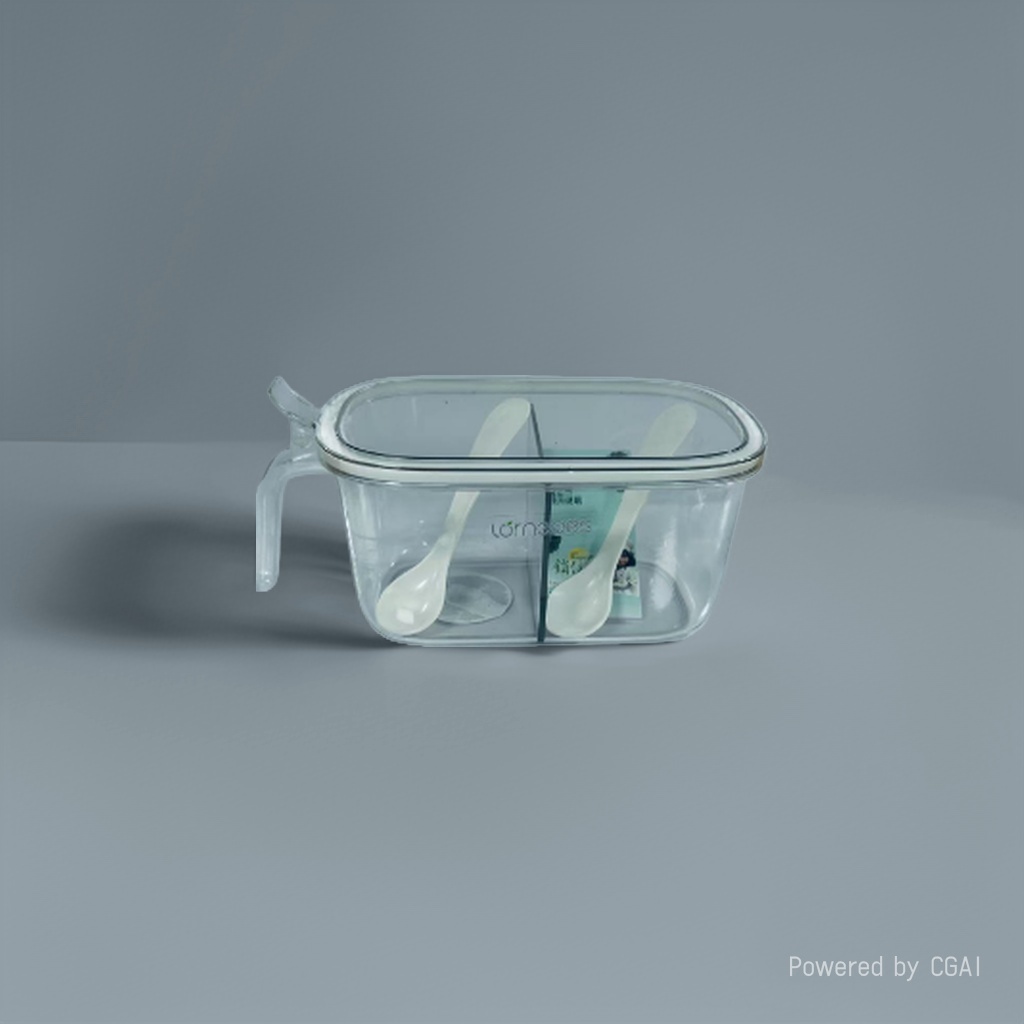 2026新款跨境厂家直销调味盒 PET透明材质