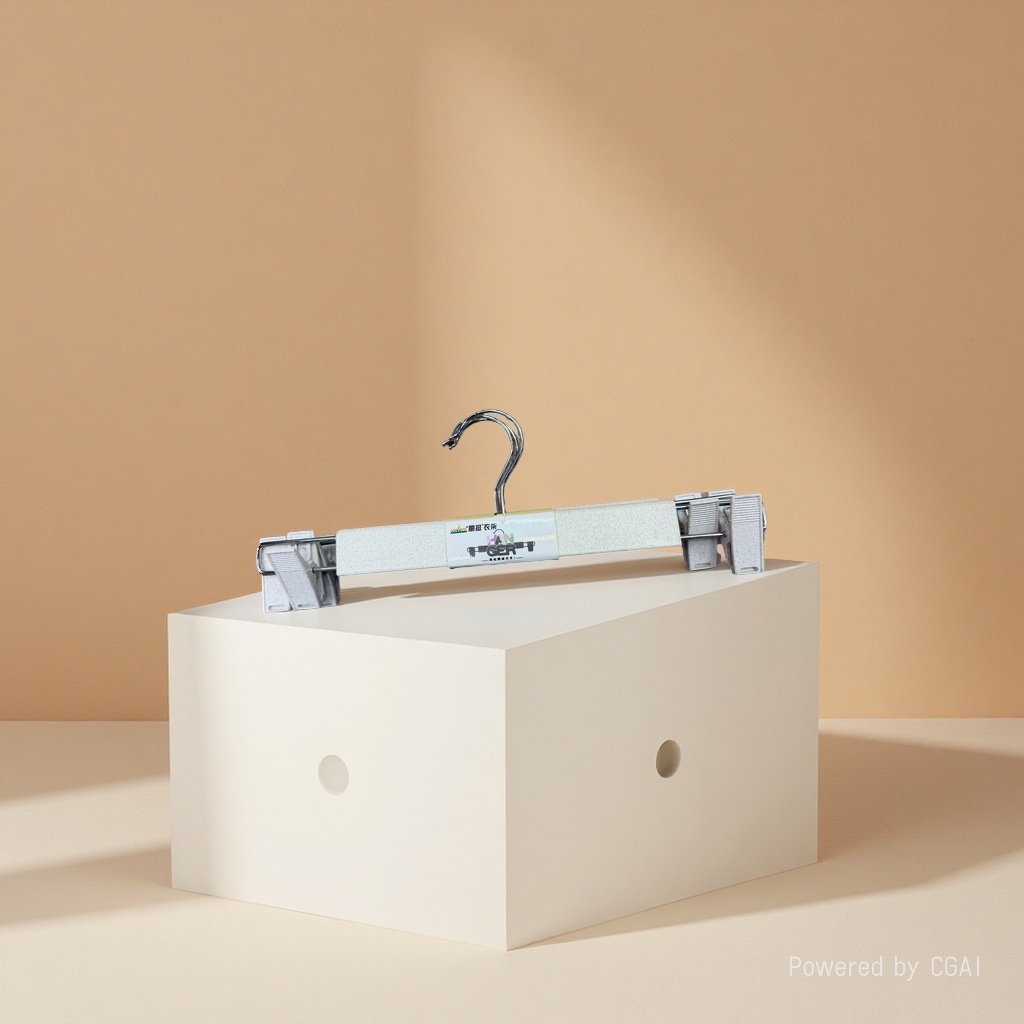 Yiwu quality products: Seamless trouser clips, trouser hangers, clothes hangers, household anti-slip and breathable trouser racks, storage racks, one card for cross-border trade, 3 pieces