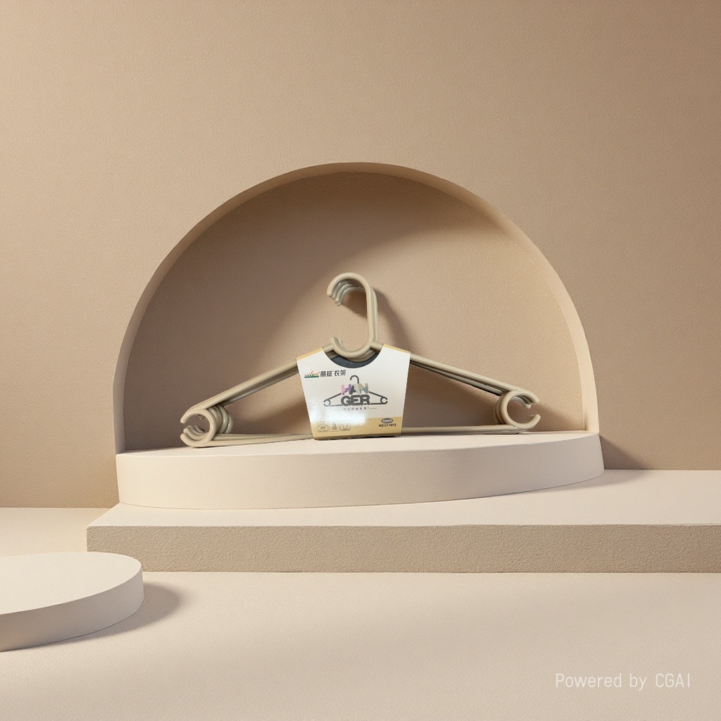 Yiwu's high-quality plastic clothes hangers for cross-border wholesale, 5 pieces per card. 153919344